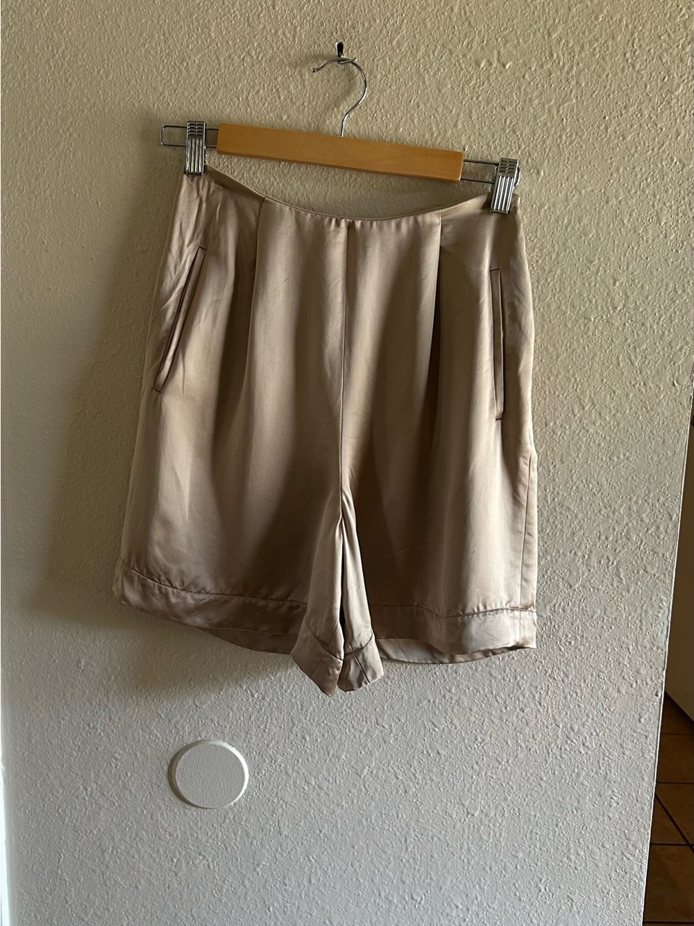 Ralph Lauren Purple Label Ainsley Satin Shorts Size 6